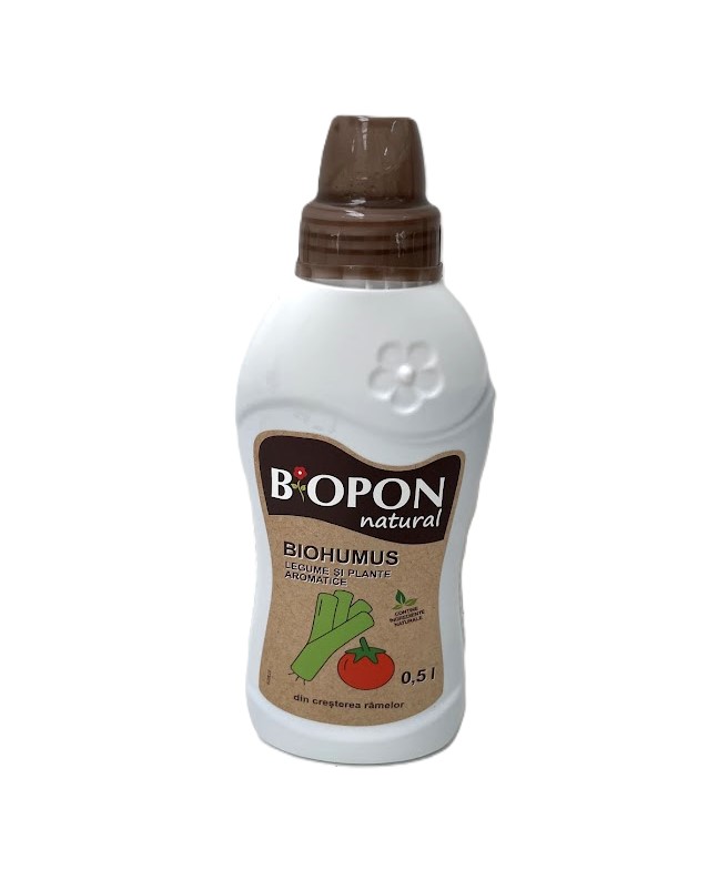 ingrasamant natural BioHumus Biopon 0.5L pentru legume si plante aromatice