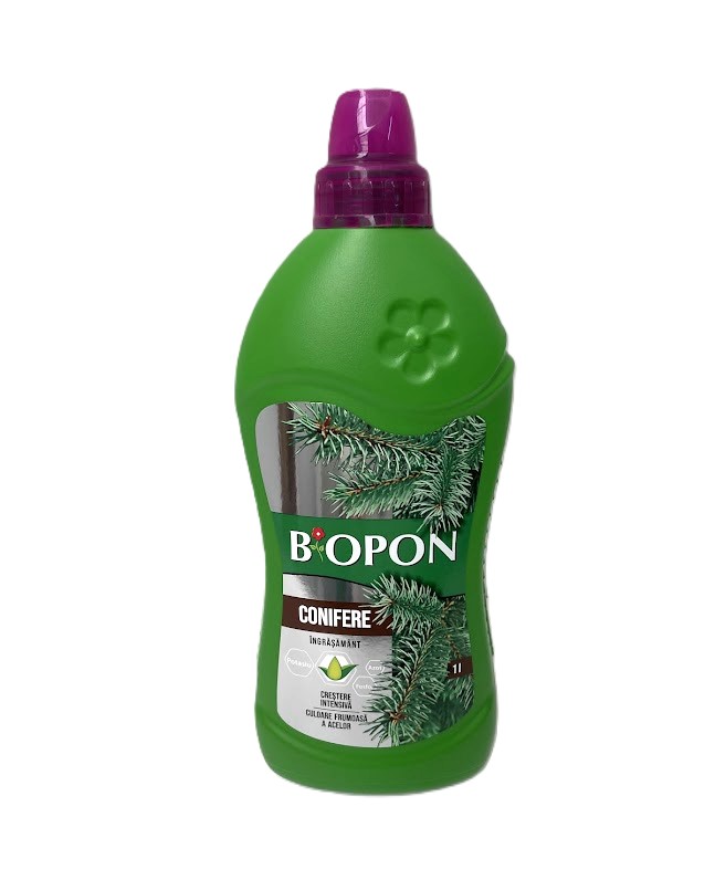 ingrasamant pentru conifere Biopon 1L fertilizator tuia si leylandii