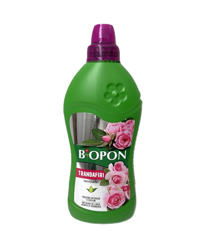 ingrasamant pentru trandafiri Biopon 1L fertilizator lichid flori