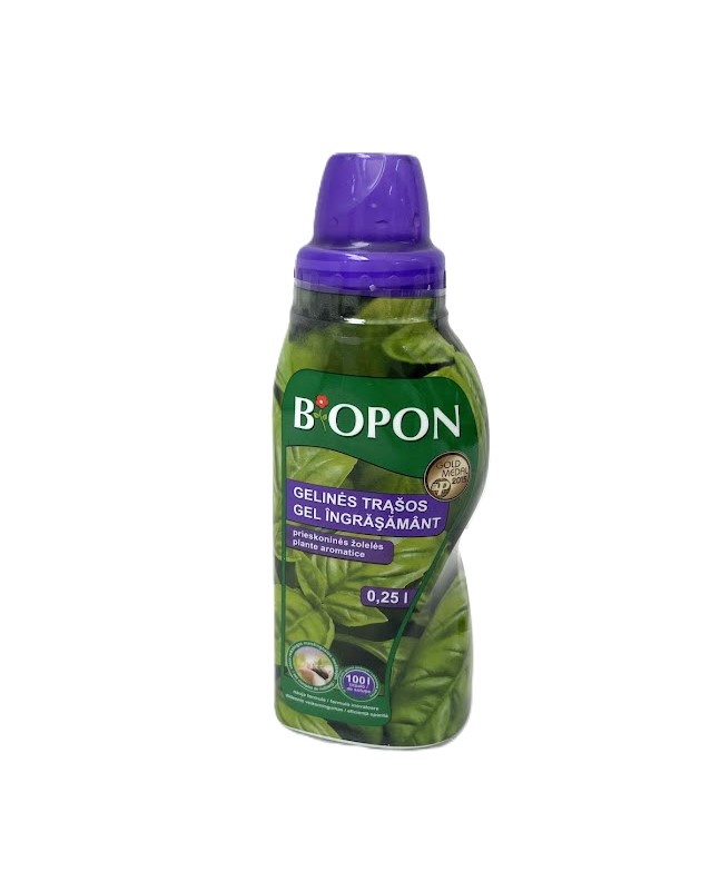 ingrasamant gel plante aromatice Biopon 0.25L fertilizator lichid