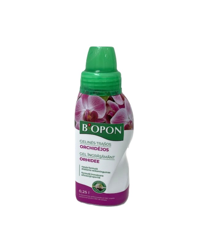 Ingrasamant gel pentru orhidee 0,25 l ingrasamant gel pentru orhidee Biopon 0.25L fertilizator lichid